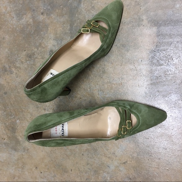 Todd Oldham Shoes-Green-SZ 40 in Italian 9 - Picture 3 of 15